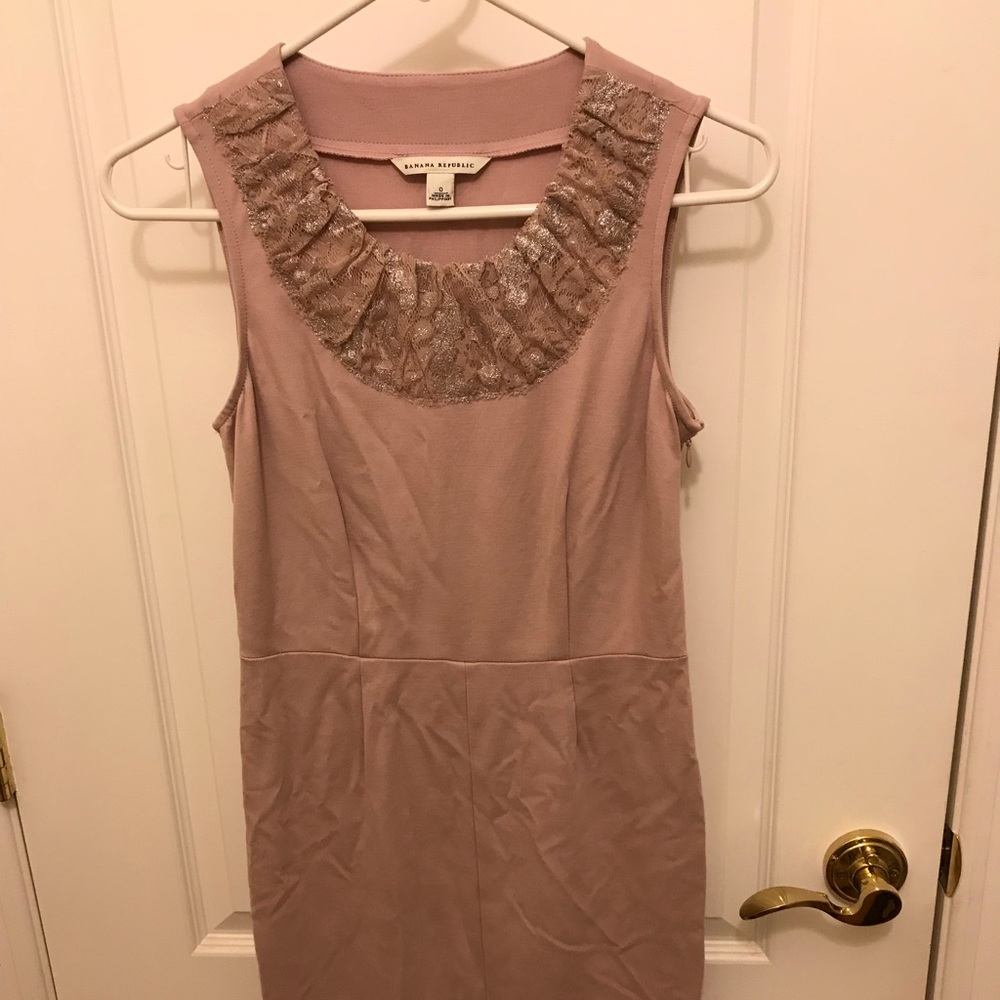 Banana republic lavender dress size 0
